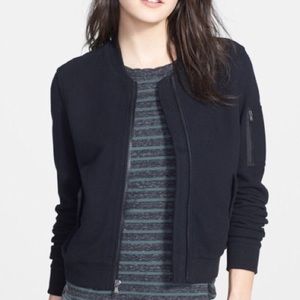 James Perse Knit Bomber Jacket - Size 1